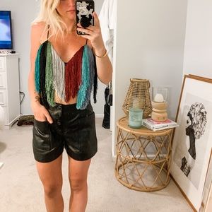 Indah Hendrix Fringe Bra In Party Mix